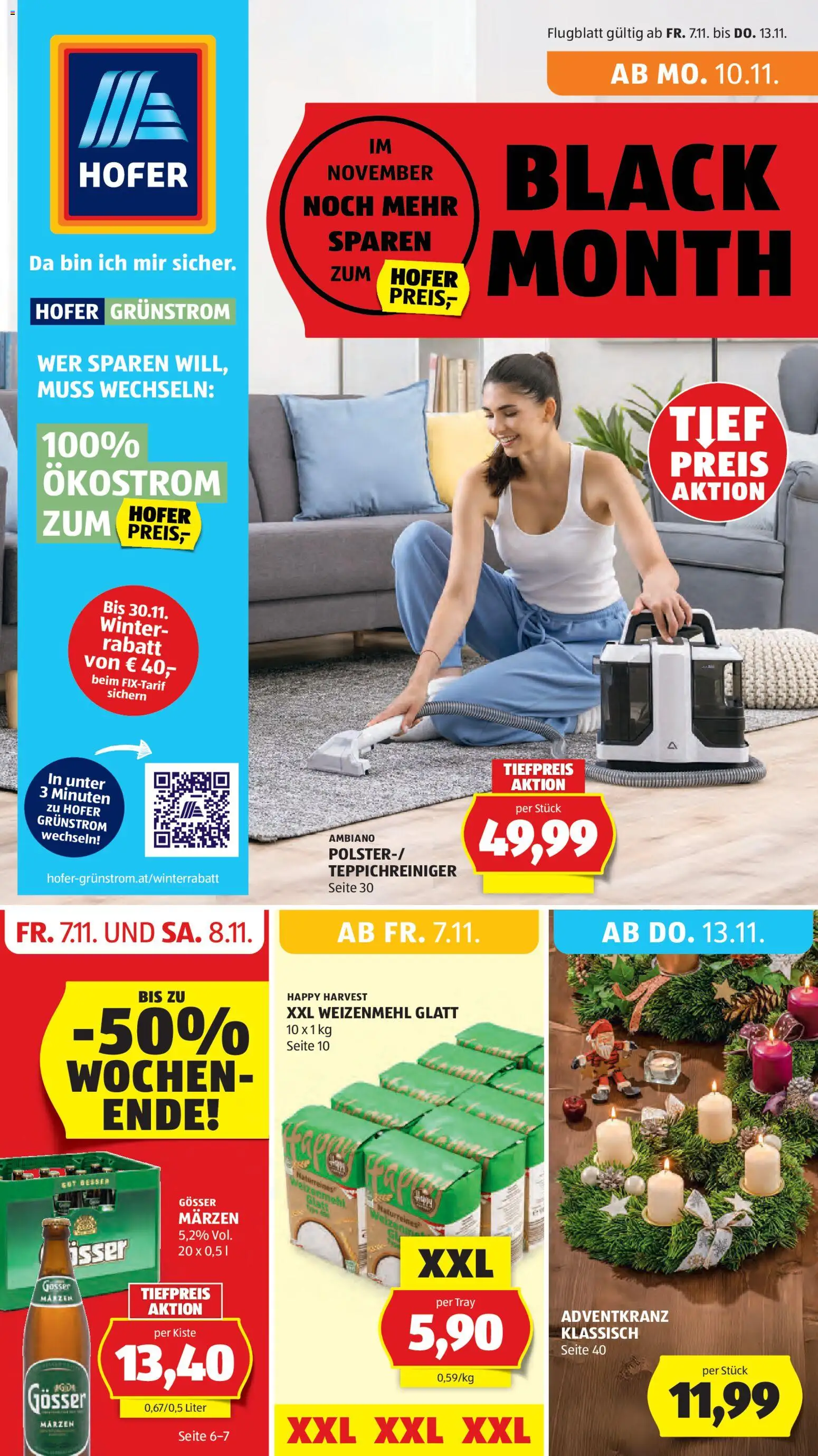 Hofer - Black Friday - Seite 1- gültig ab 07.11.2025