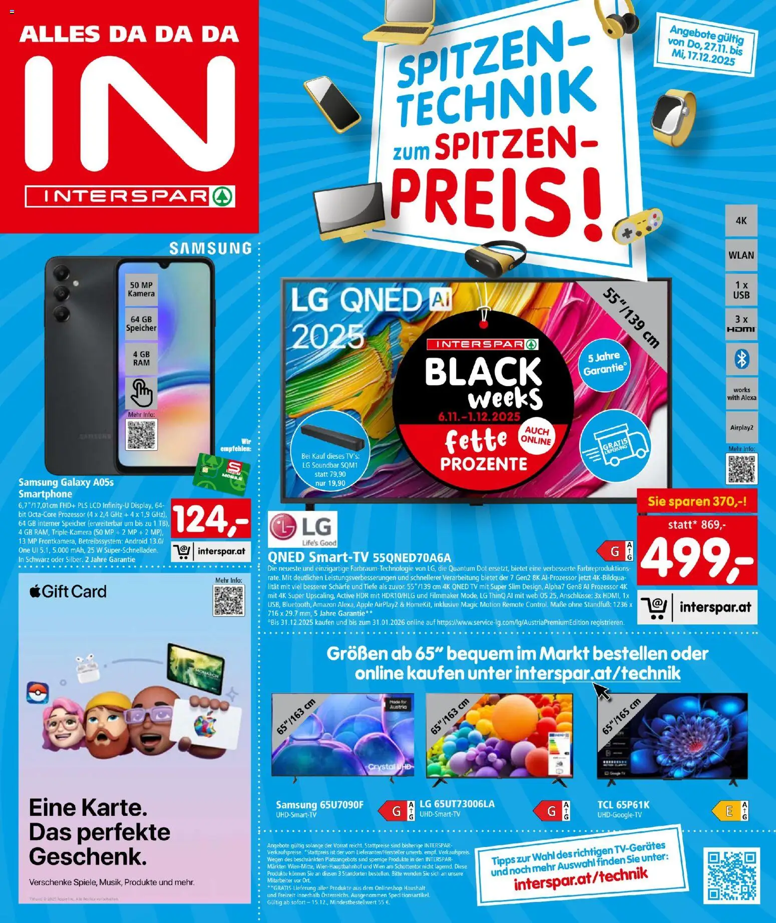 Interspar - Black Friday - Seite 1- gültig ab 27.11.2025