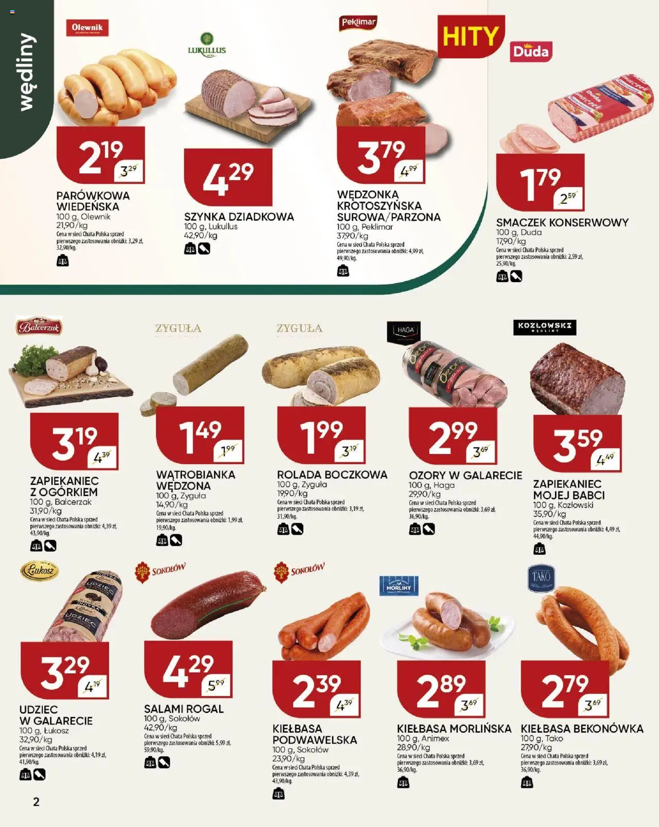 Chata Polska Gazetka - strona 2- ważny od 17.07.2025