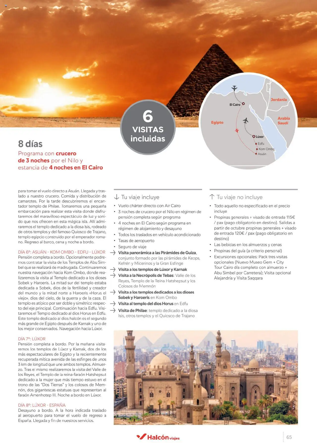 Halcón Viajes Egipto - Página de 65 - Válido desde 01/07/2025