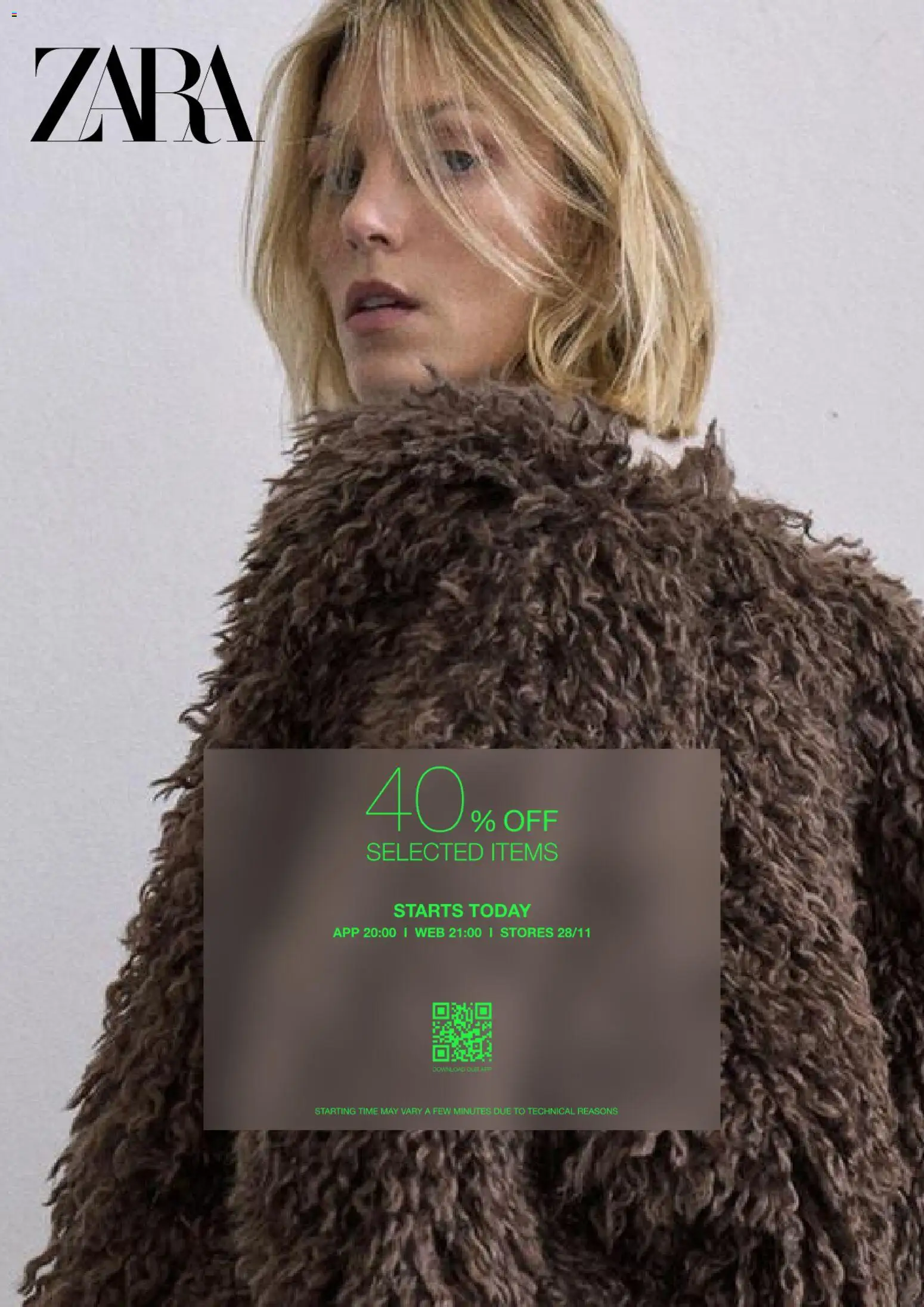 Black Friday Zara - stranica 1- važeći od 27.11.2025