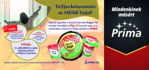 Előnézet CBA Szórólap érvényes 2025.10.09.-tól