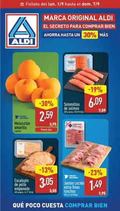 Vista previa del folleto Aldi folleto Canarias válido desde 01/09/2025