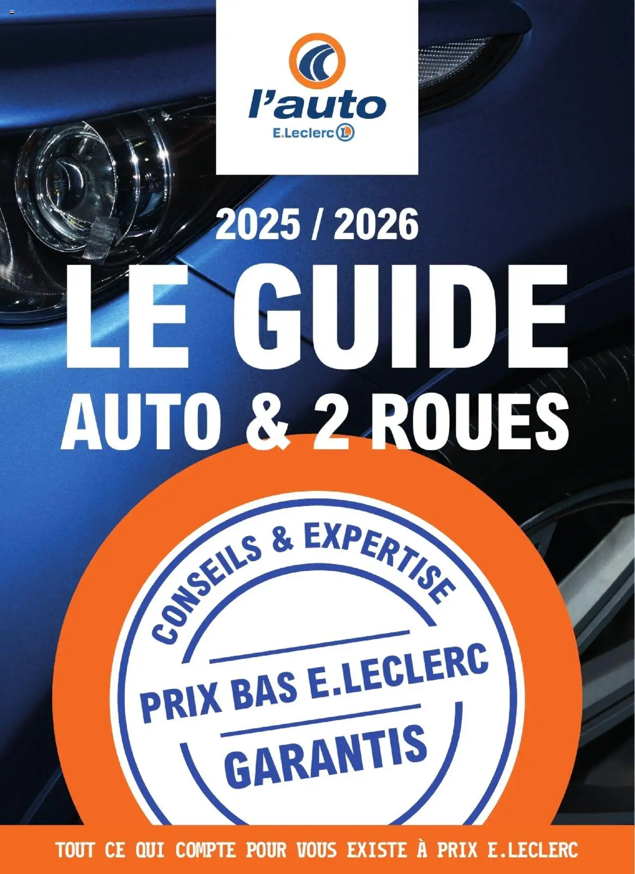 l'auto E.Leclerc Le guide auto & 2 roues - page 1 - valable à partir du 22/04/2025