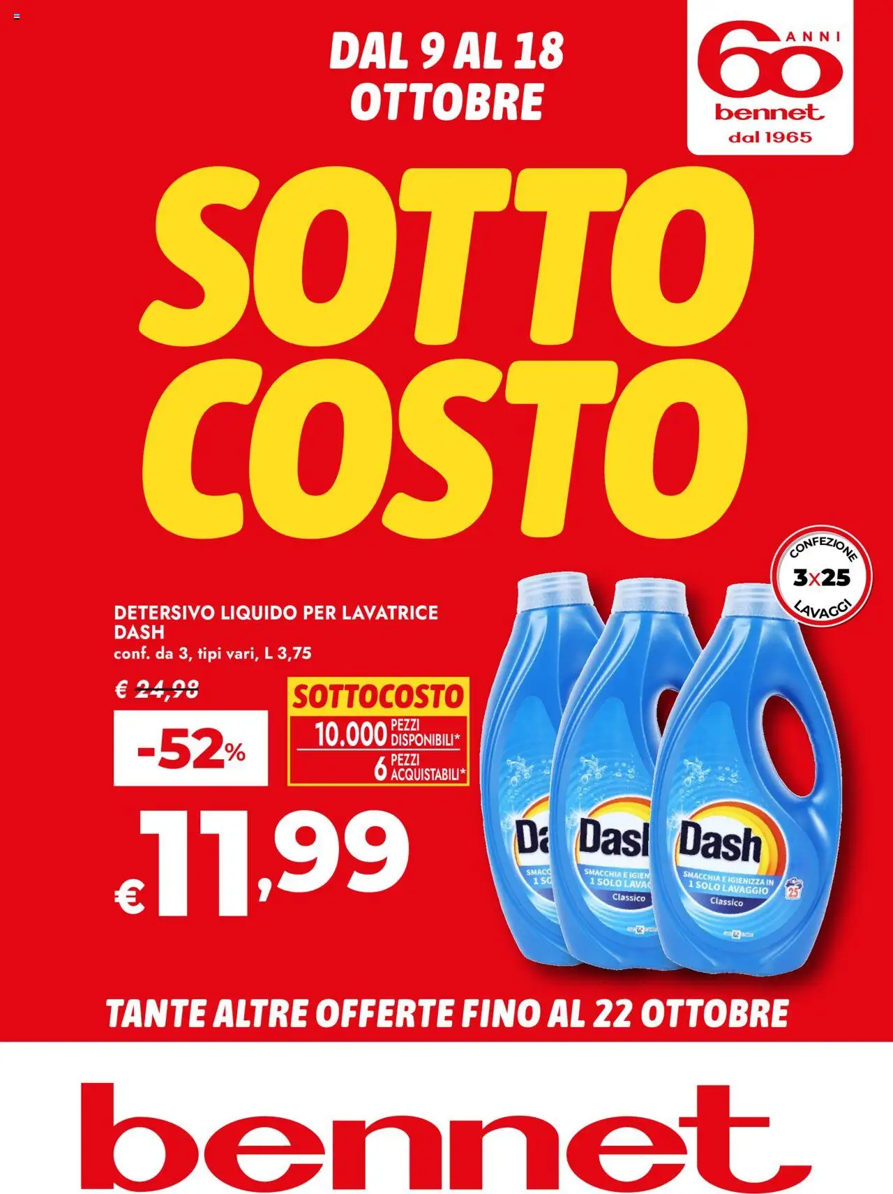 bennet Sottocosto catalogo - pagina 1 - valido dal 09/10/2025