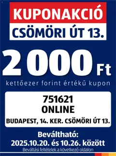 Előnézet Aldi Kupón Akció | Budapest érvényes 2025.10.20.-tól