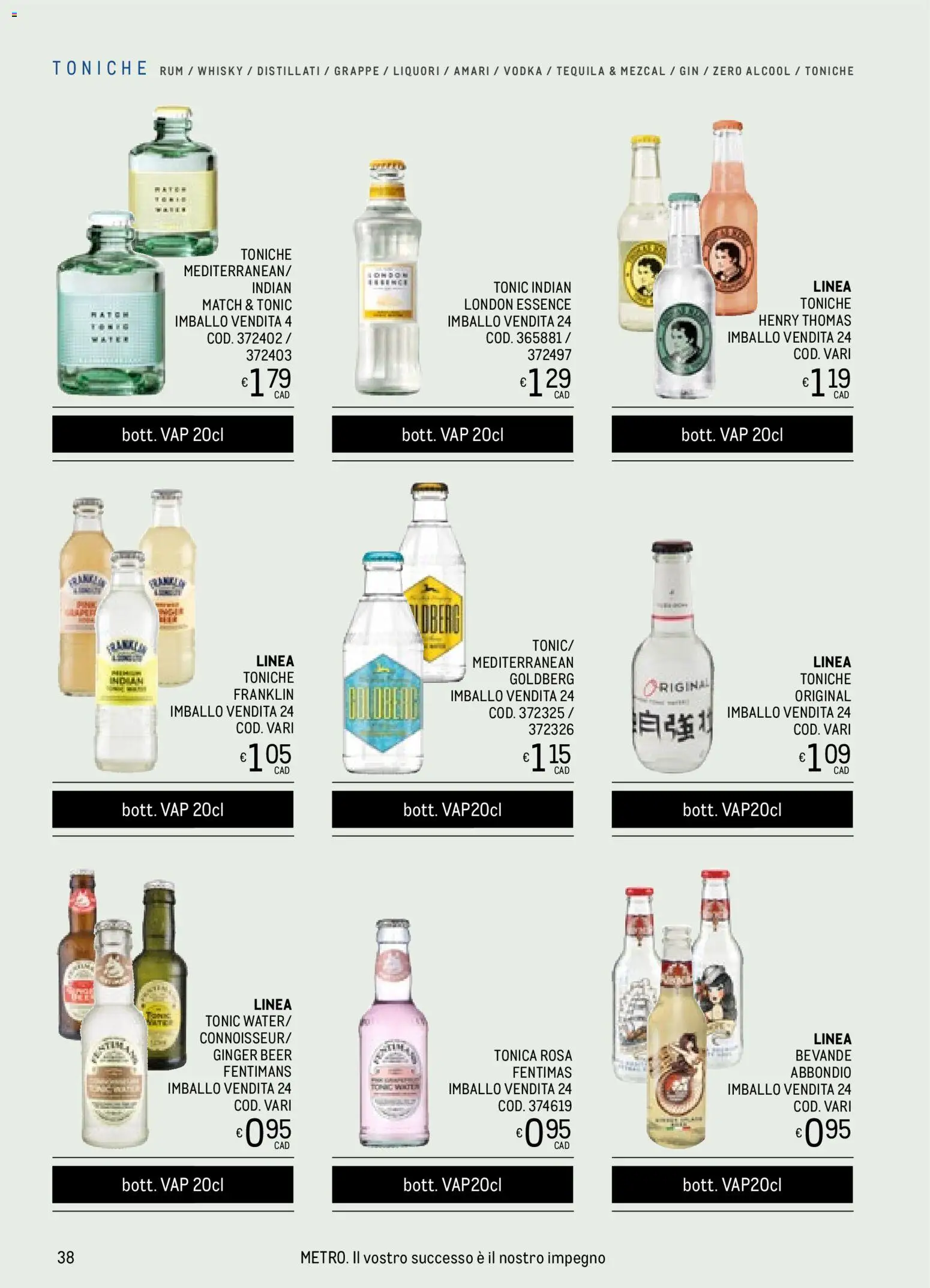 Metro Spirits Collection catalogo - pagina 38 - valido dal 06/11/2025
