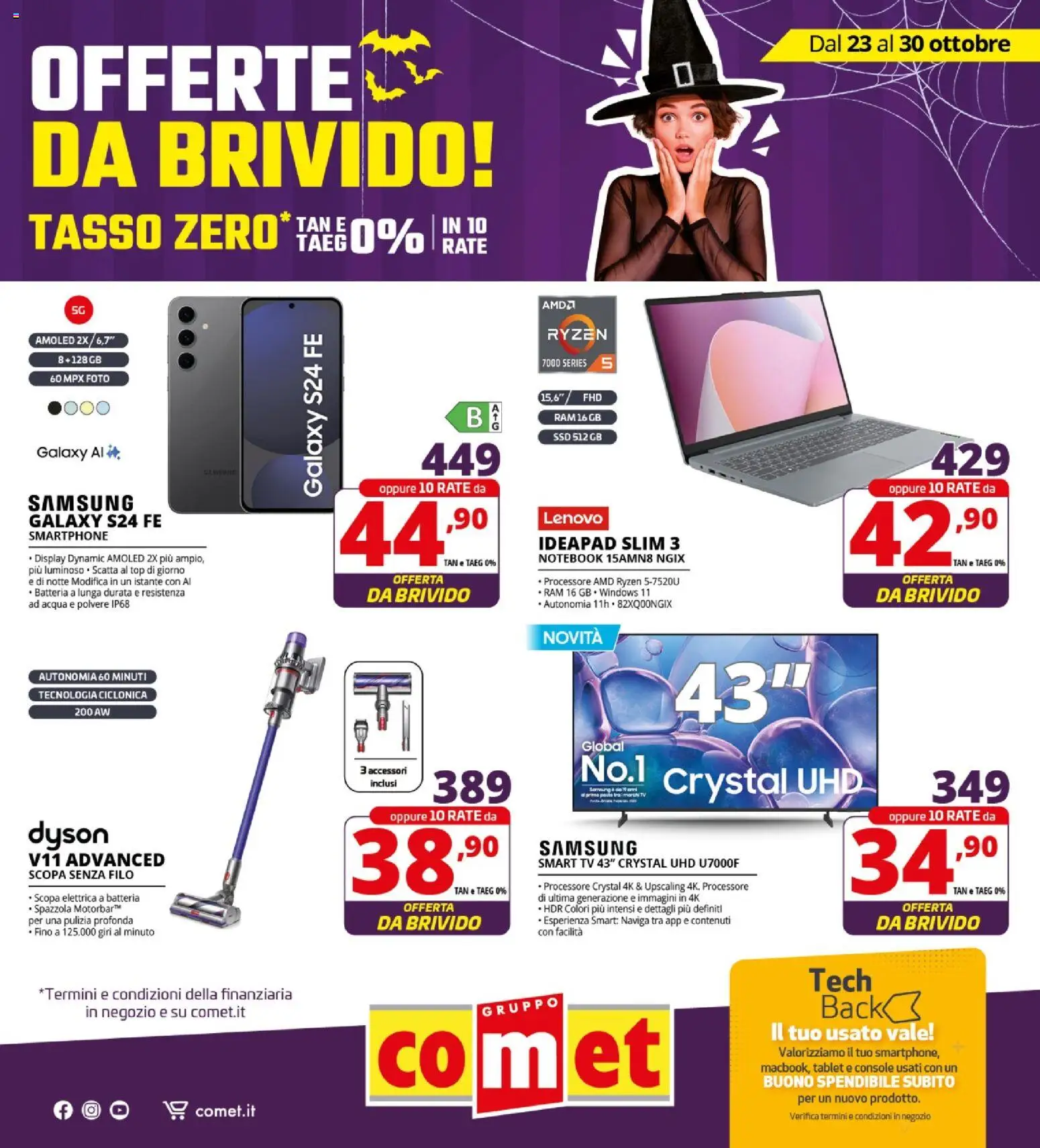 Volantino Comet	 - pagina 1 - valido dal 23/10/2025
