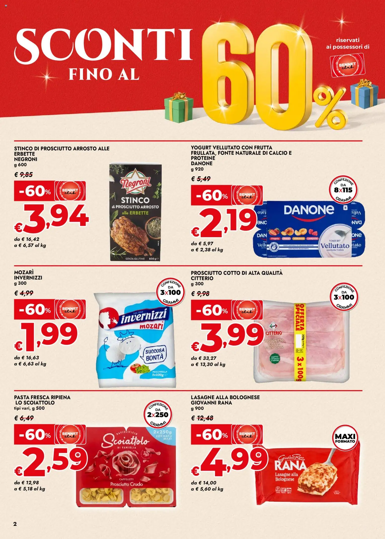 Volantino bennet	 - pagina 2 - valido dal 04/12/2025