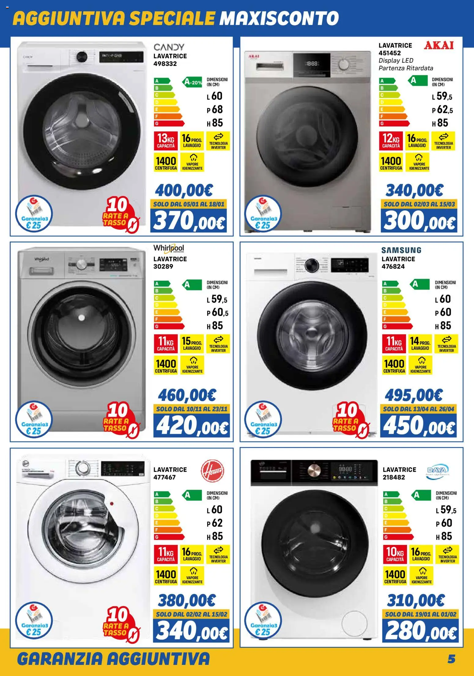 Orizzonte Elettrodomestici catalogo - pagina 5 - valido dal 01/11/2025