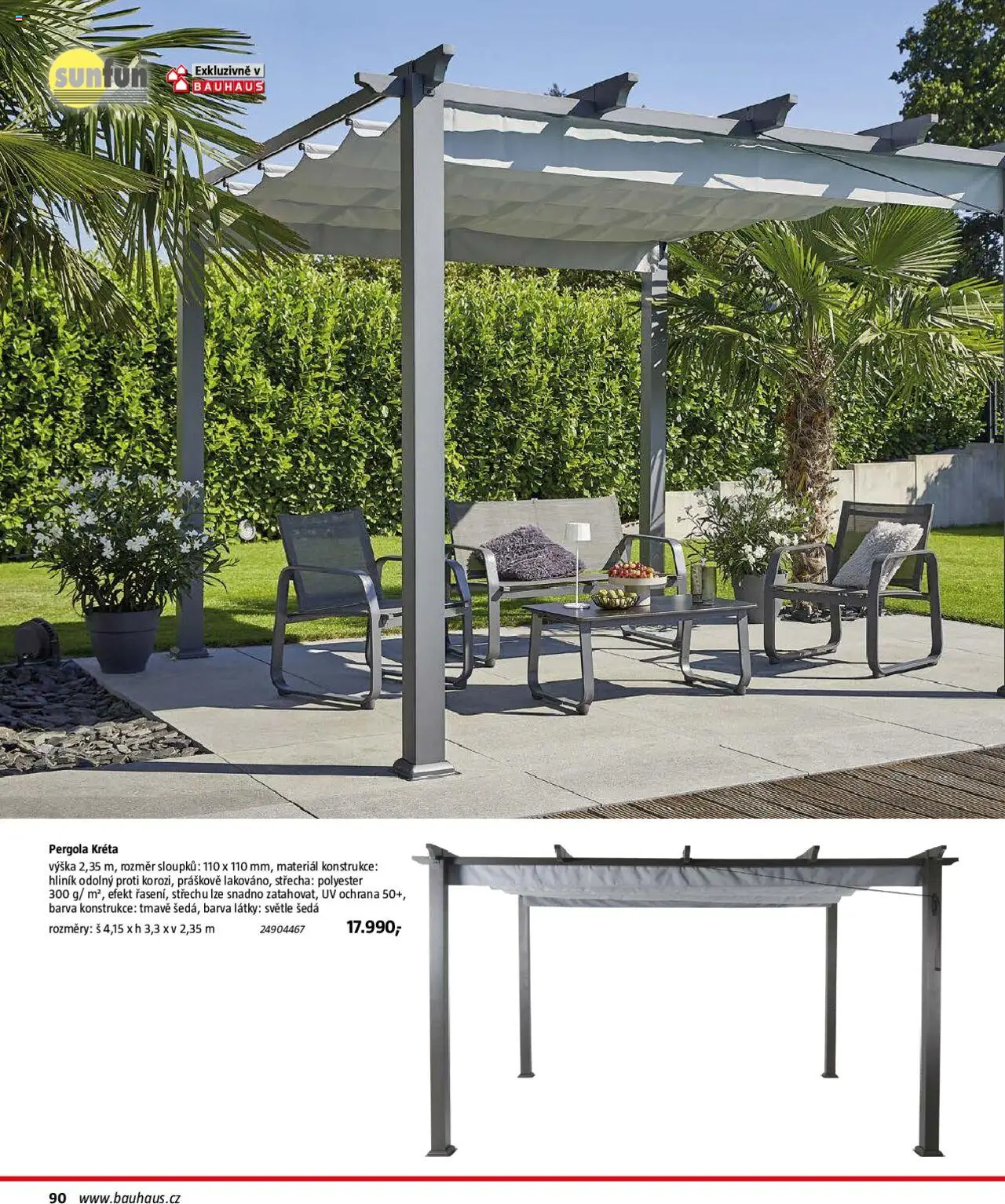 Bauhaus katalog Zahradní nábytek - strana 90- platný od 01.04.2025