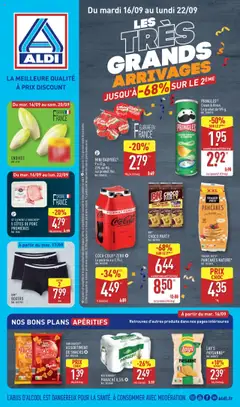 Aperçu Aldi catalogue semaine 38 valable à partir du 16/09/2025