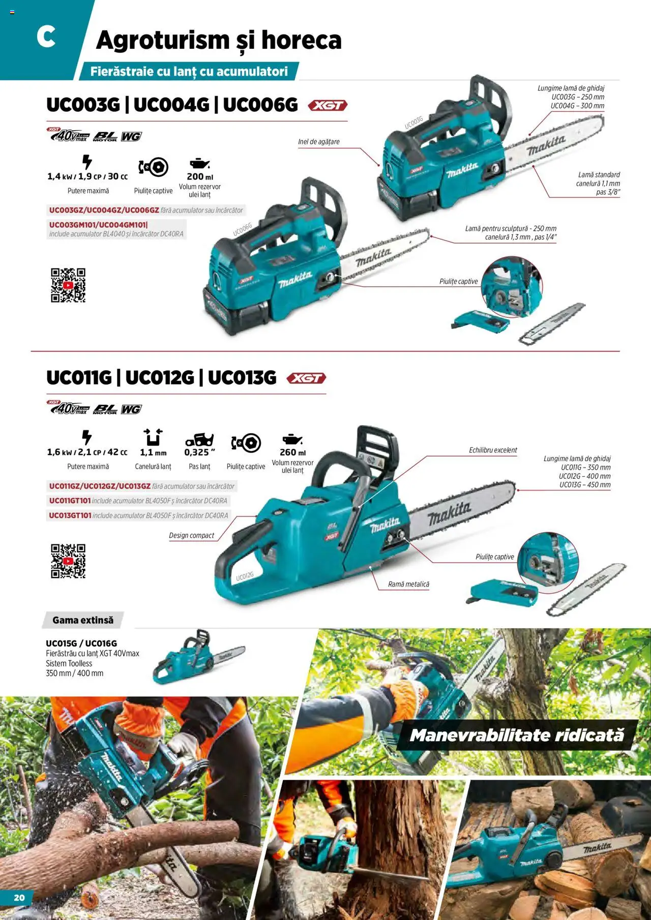 Makita catalog - Masini pentru agricultura cu acumulatori - pagina 20- valabil de la 09.10.2024