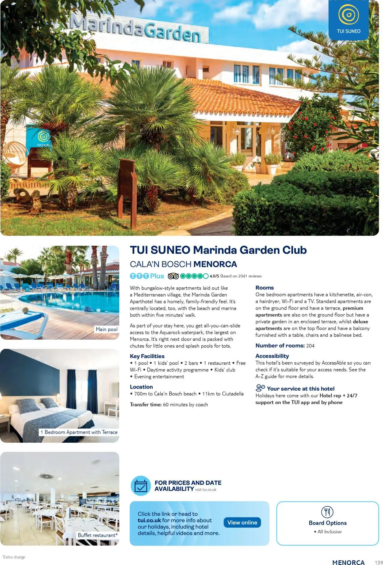 TUI - Spain & Portugal - page 139- valid from 01/05/2025