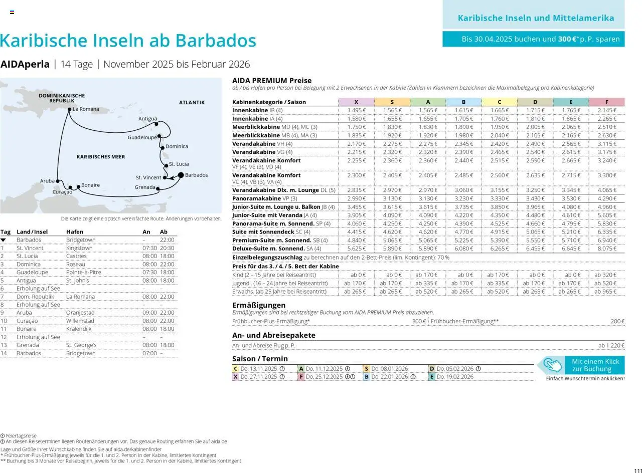 Aida Prospekt Winter 2025/26 - Seite 111 - gültig ab 01.10.2025