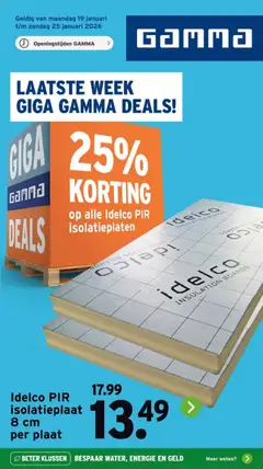 GAMMA - Folder geldig vanaf 19-01-2026