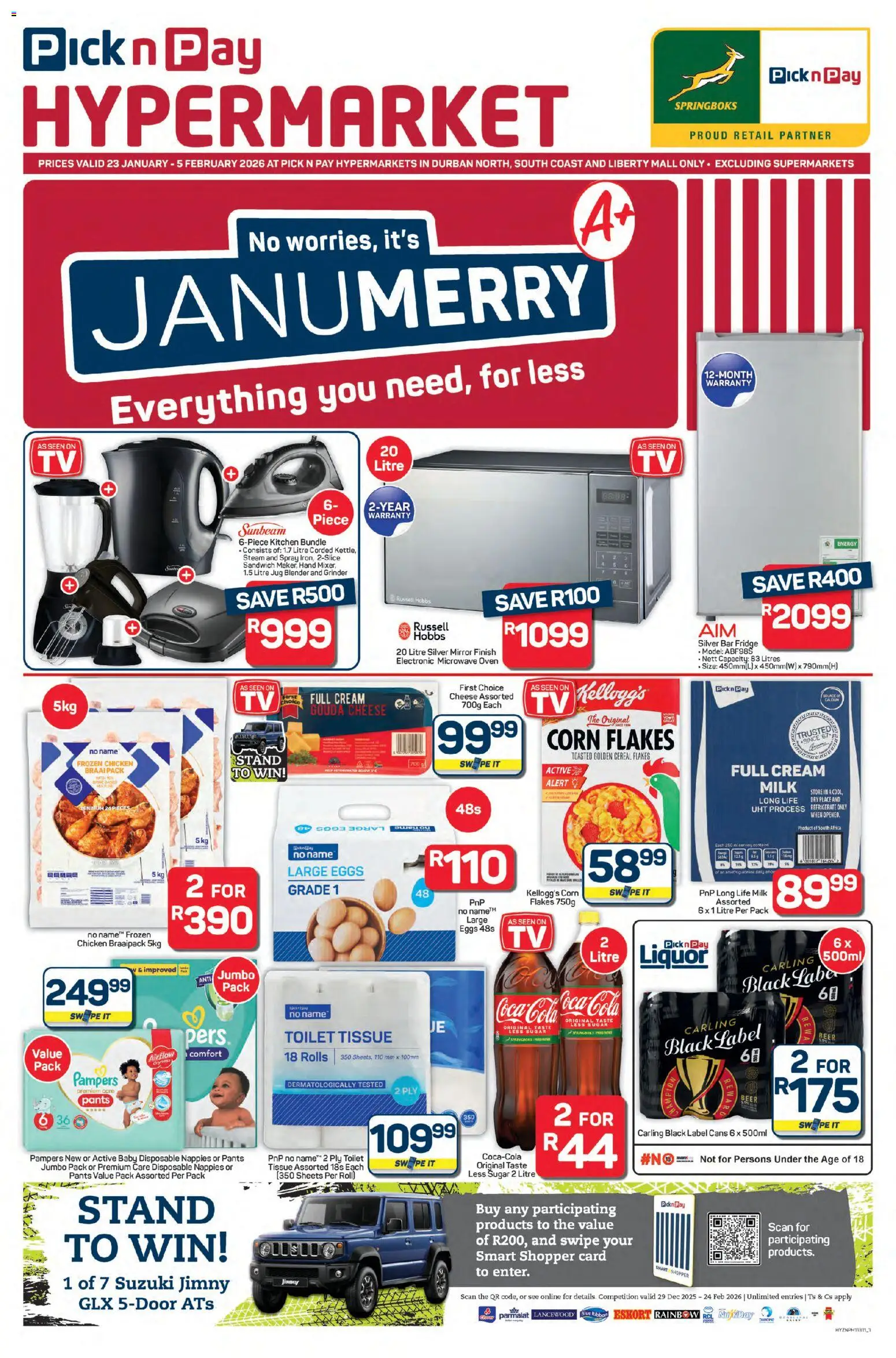 Pick n Pay - Hypermarket Specials - page 1- valid from 23/01/2026