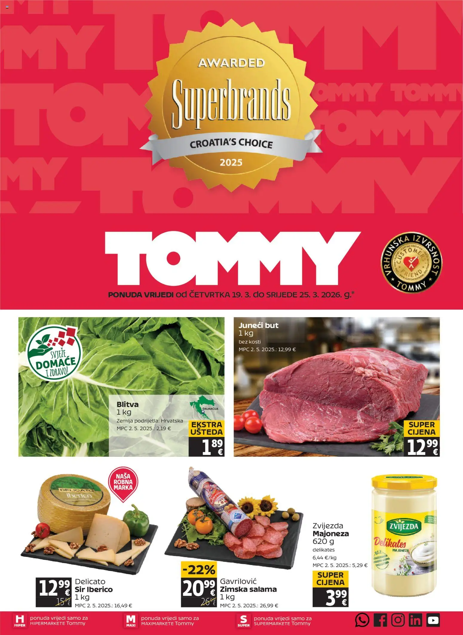 Katalog Tommy - stranica 1- važeći od 19.03.2026