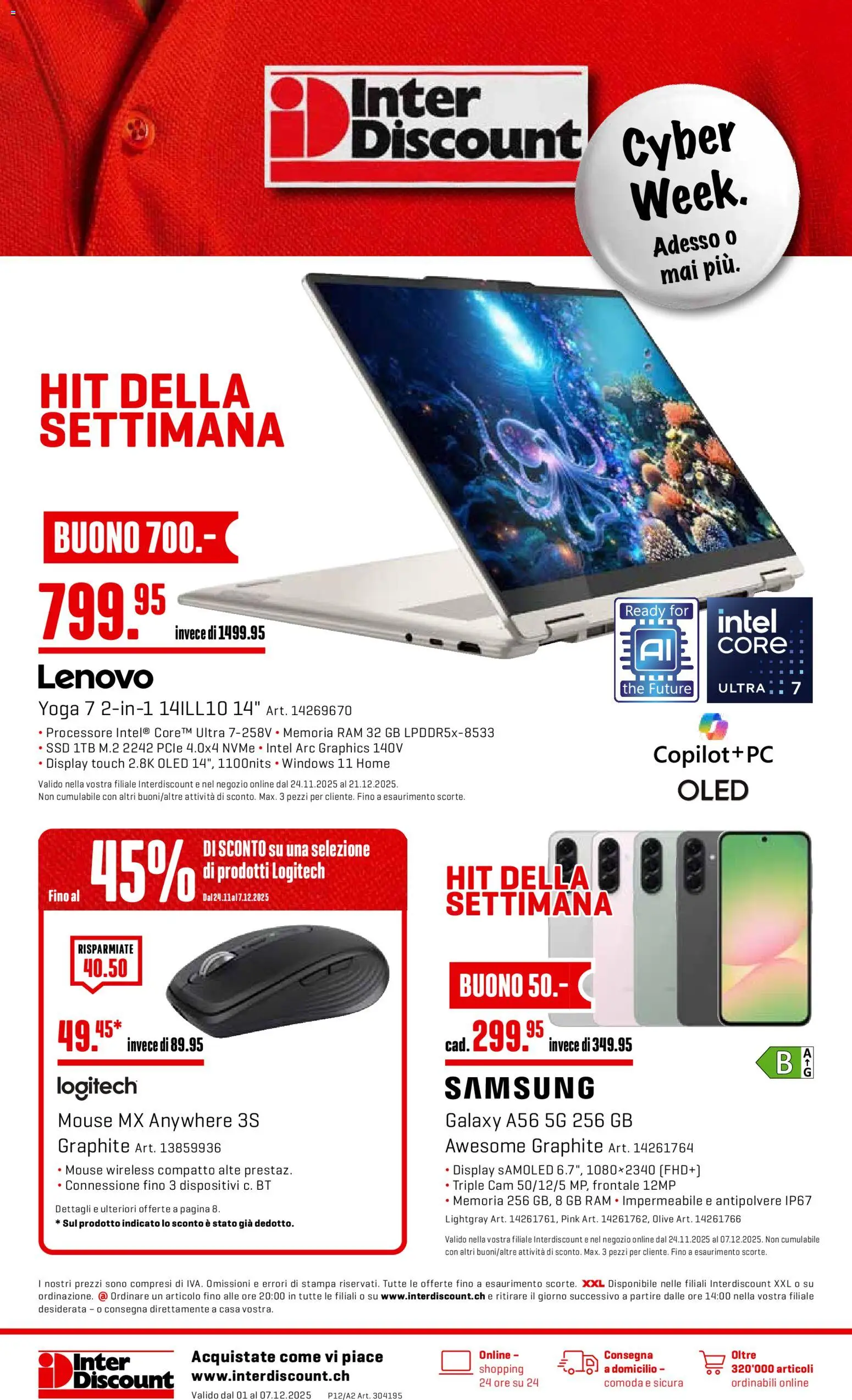 Interdiscount Aktionen IT - Seite 1- gültig ab 01.12.2025