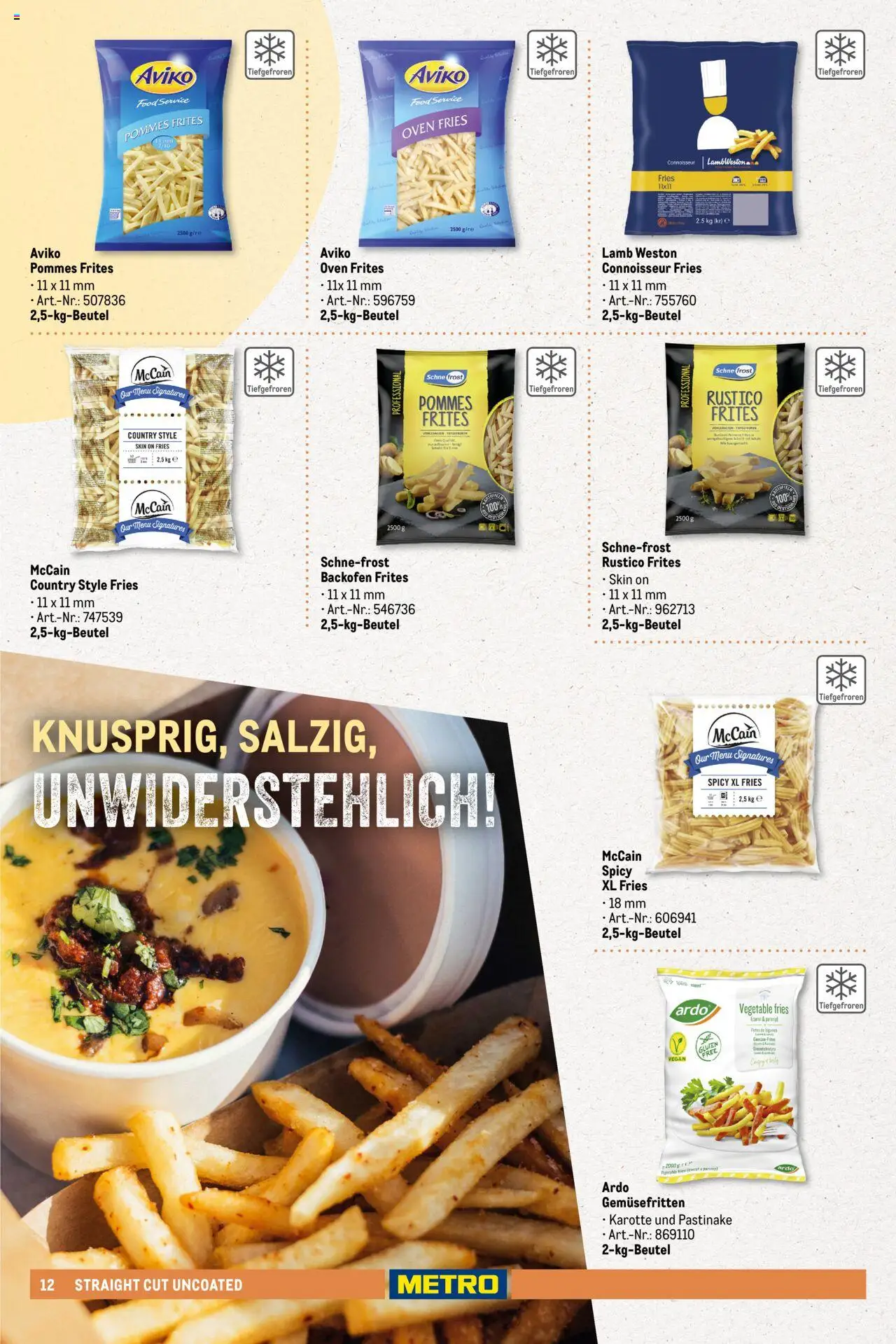 Metro - Pommessortiment - Seite 12 - gültig ab 01.03.2025