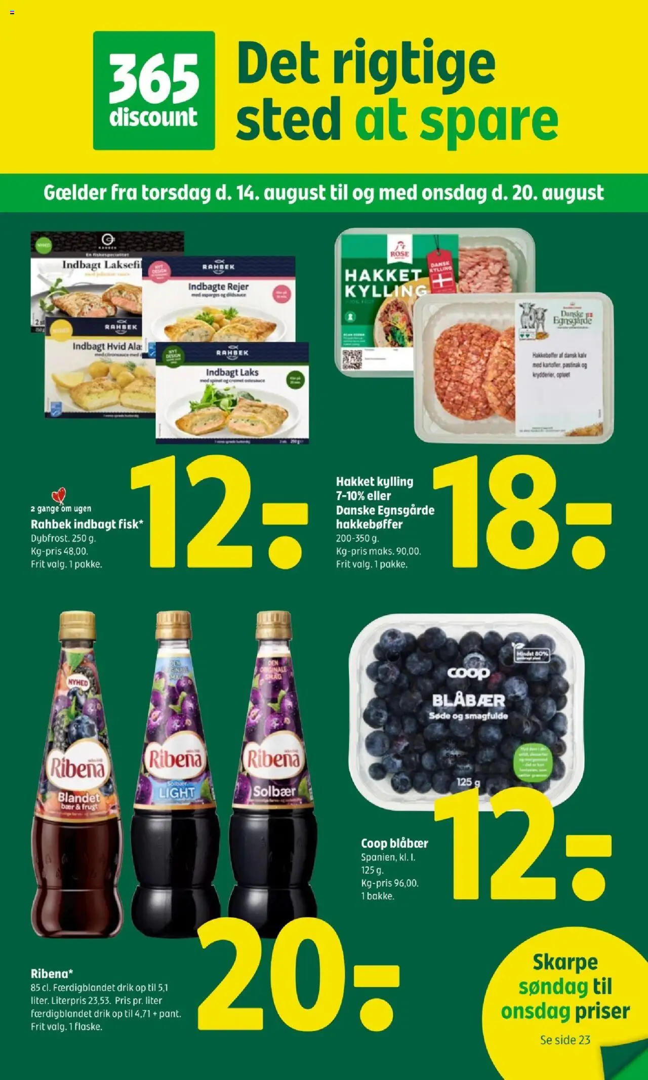 Coop 365 - Tilbudsavis - side 1- gyldig fra 14/08/2025