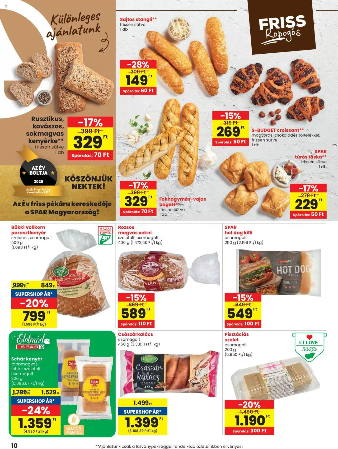 Spar Akciós újság - 10oldal - érvényes 2025.07.17.-tól