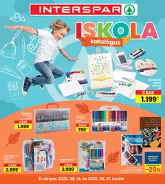 Előnézet Interspar Iskola katalógus érvényes 2025.08.14.-tól