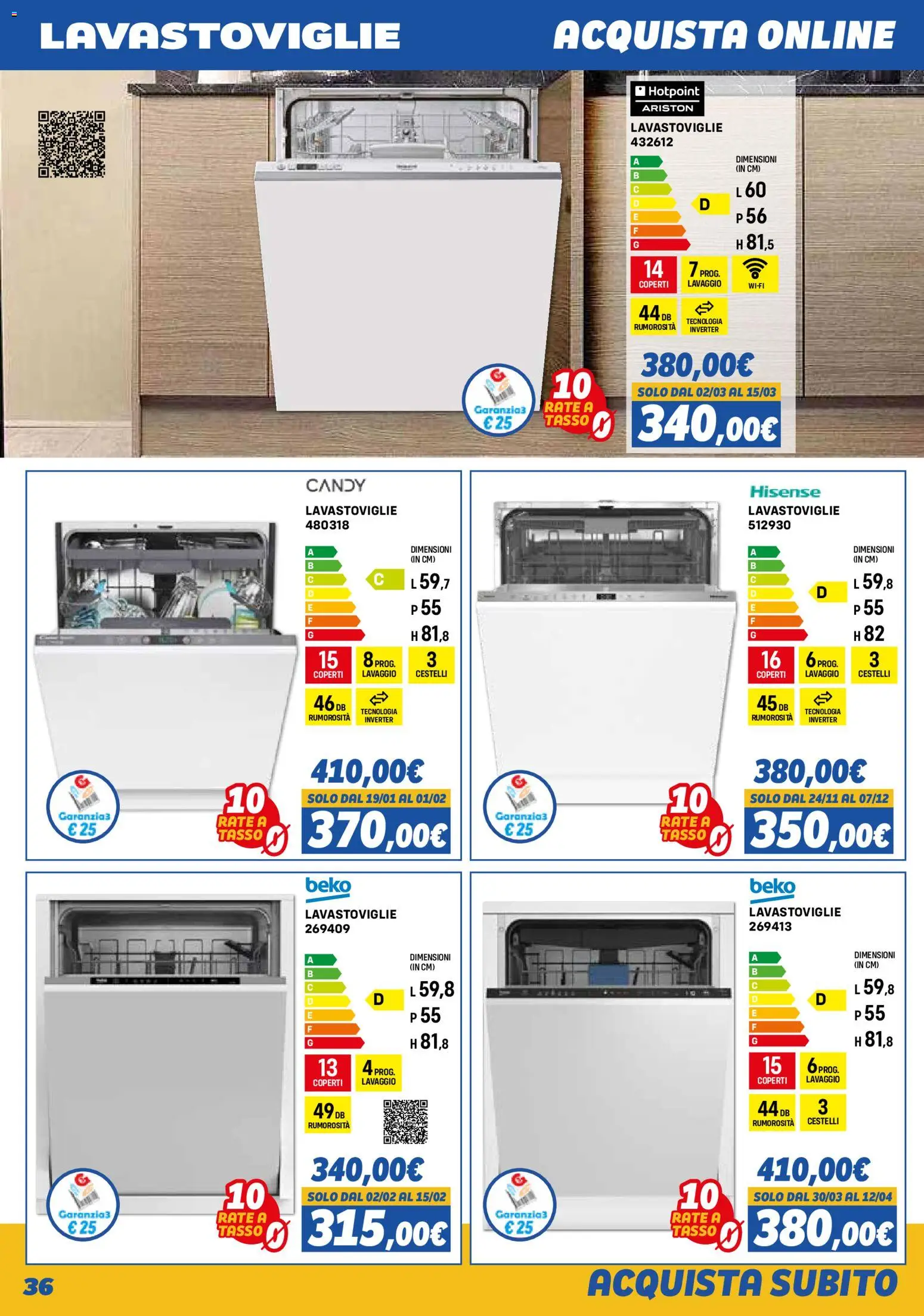 Orizzonte Elettrodomestici catalogo - pagina 36 - valido dal 01/11/2025