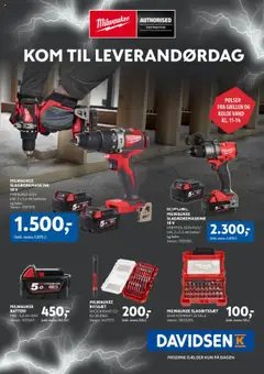 Forhåndsvisning Davidsen - Milwaukee Event gyldig fra 21/08/2025