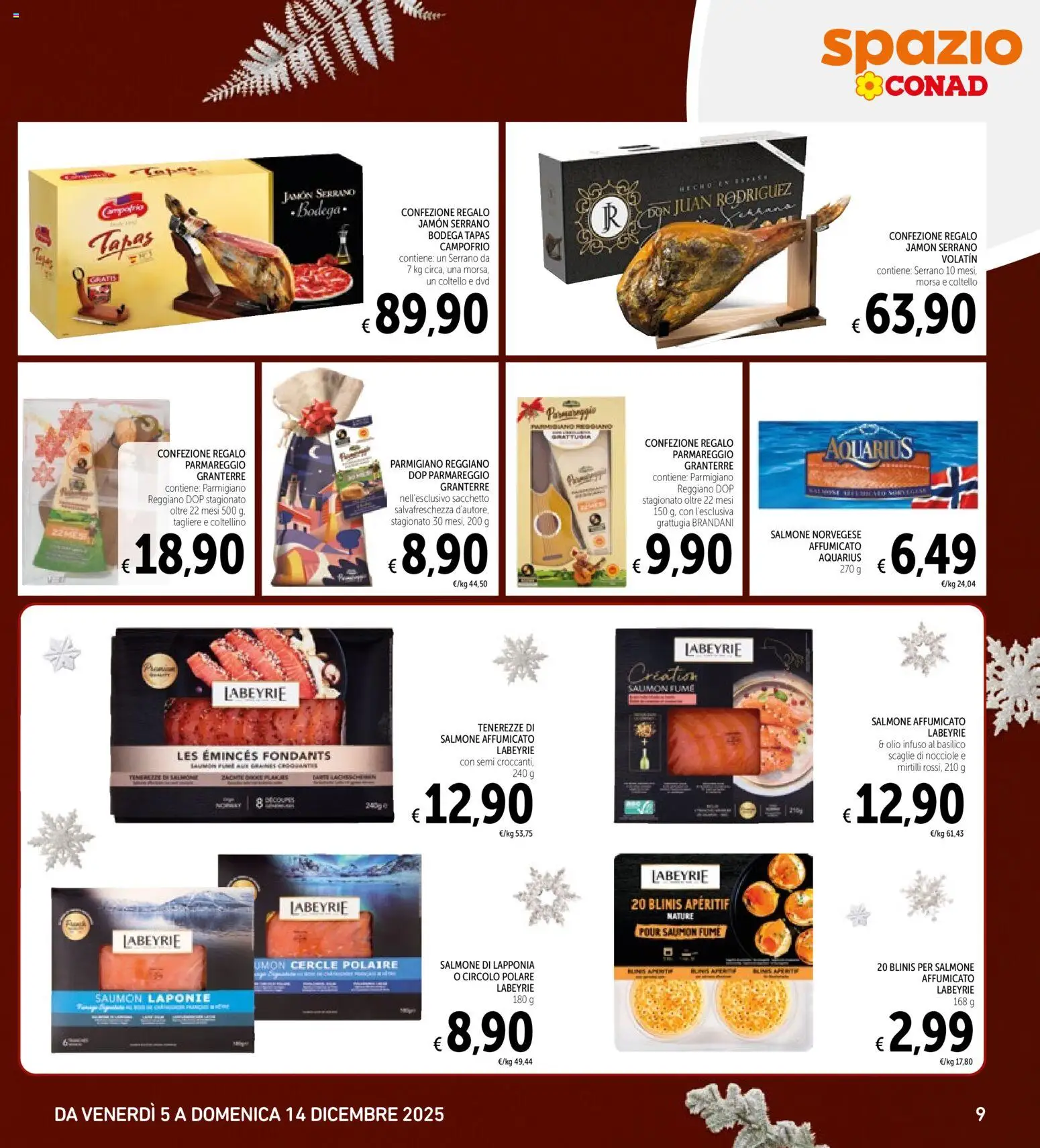 Volantino Spazio Conad	 - pagina 9 - valido dal 05/12/2025
