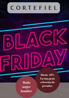 Vista previa del folleto Cortefiel Black Friday válido desde 19/11/2025