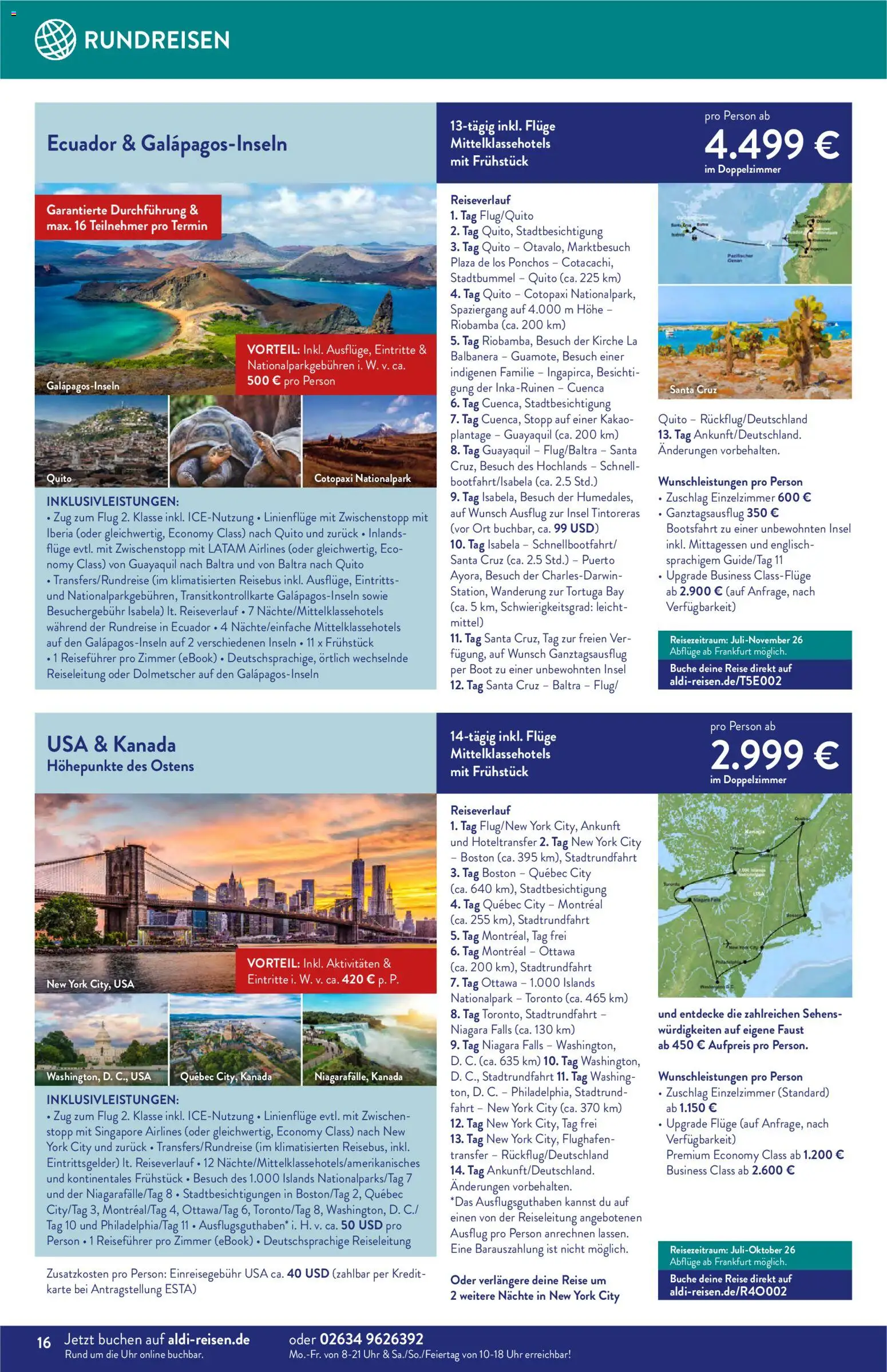 Aldi Reisen Prospekt 	 - Seite 16 - gültig ab 01.04.2026