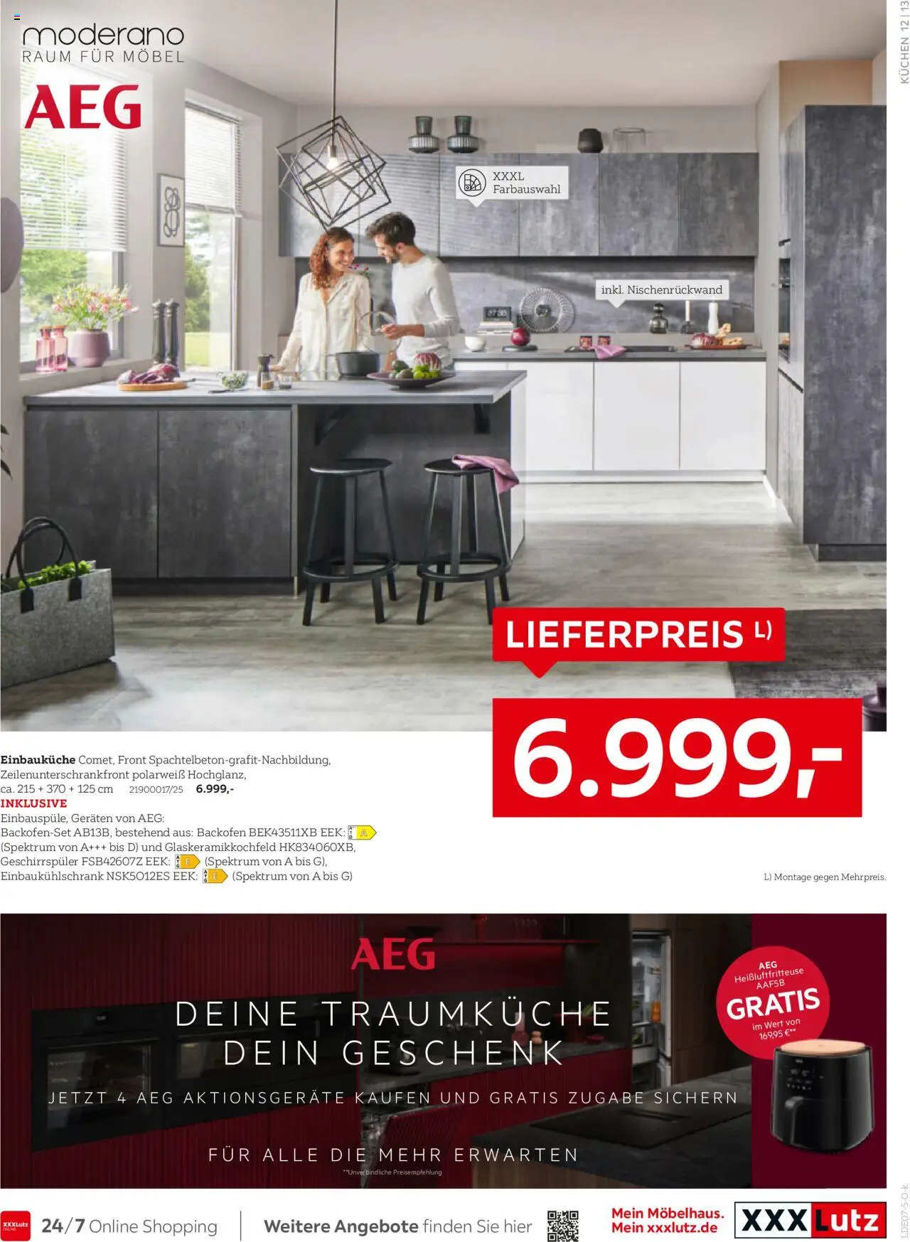 XXXL Lutz Prospekt AEG Geräte zum Besten Preis 	 - Seite 13 - gültig ab 14.07.2025