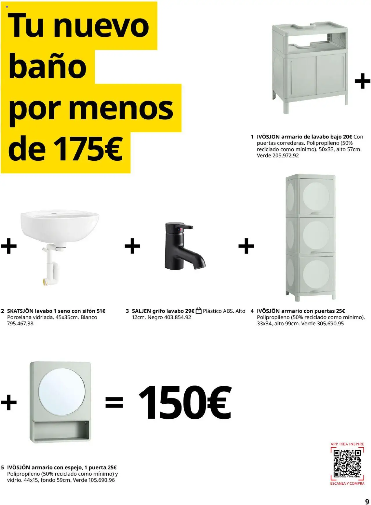 Catálogo IKEA Baños - Página de 9 - Válido desde 01/09/2025