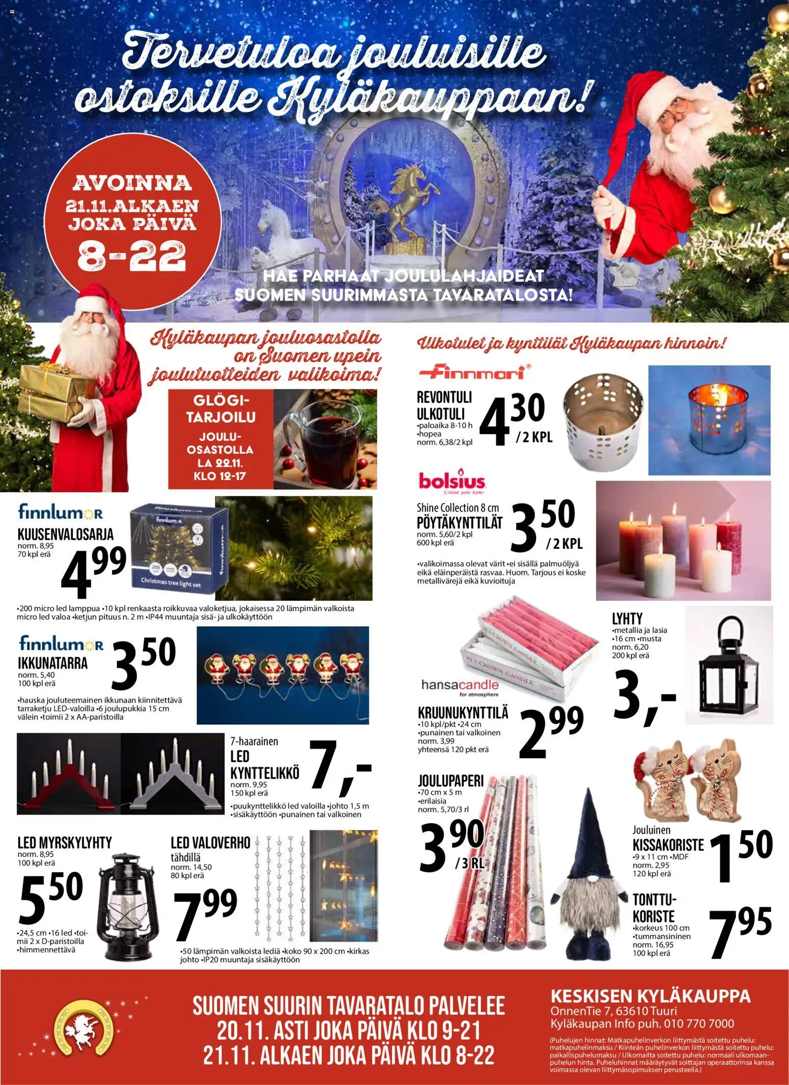 Tuuri tarjoukset - sivu 1- voimassa alkaen 19/11/2025