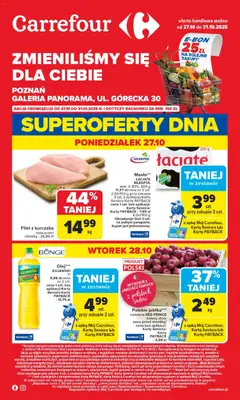 Podgląd Carrefour Gazetka - Poznań Zmieniliśmy się dla Ciebie ważny od 27.10.2025
