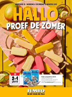 JUMBO folder / publicité geldig vanaf 06/08/2025