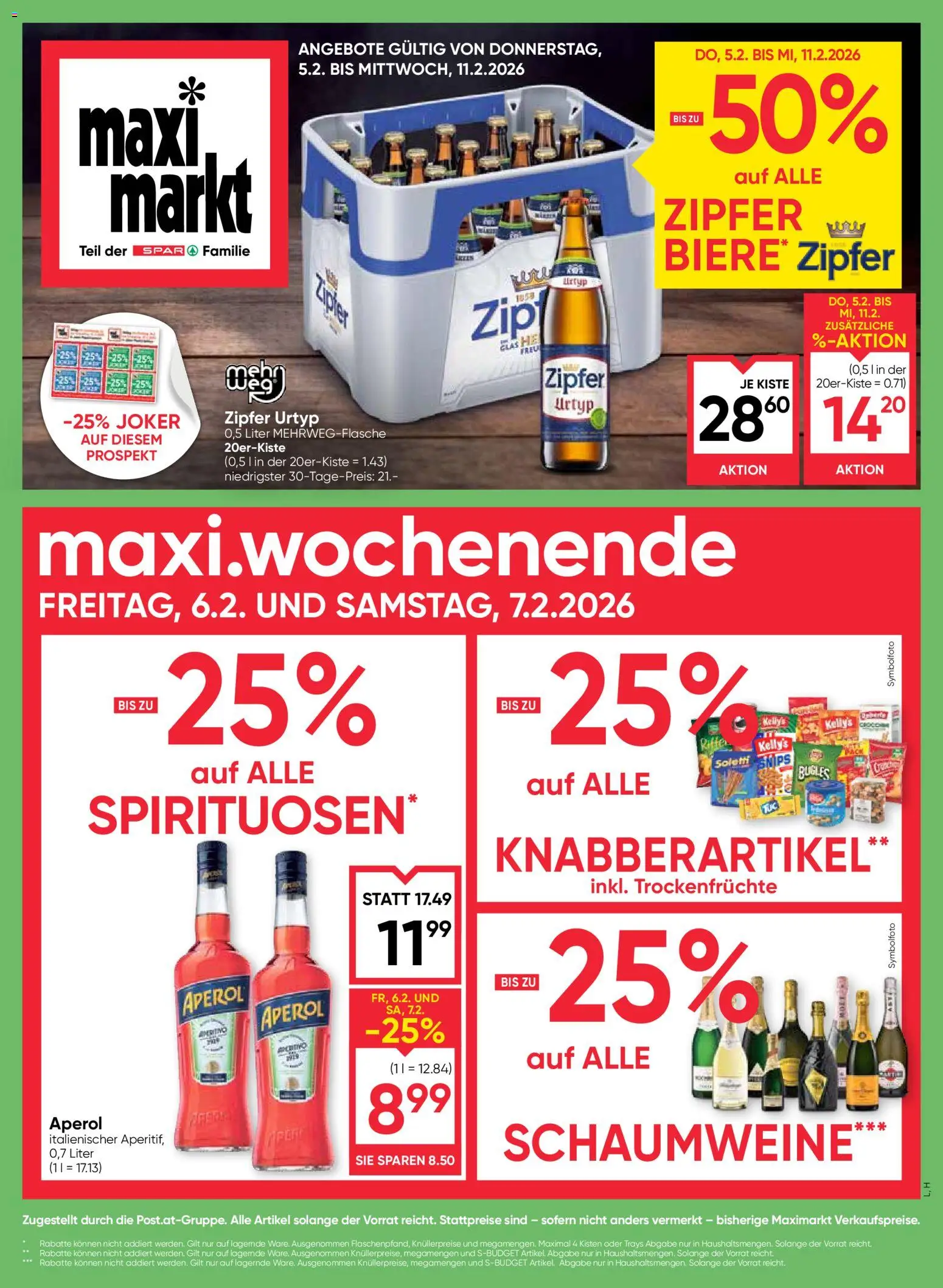 Maximarkt Flugblatt - Seite 1- gültig ab 05.02.2026