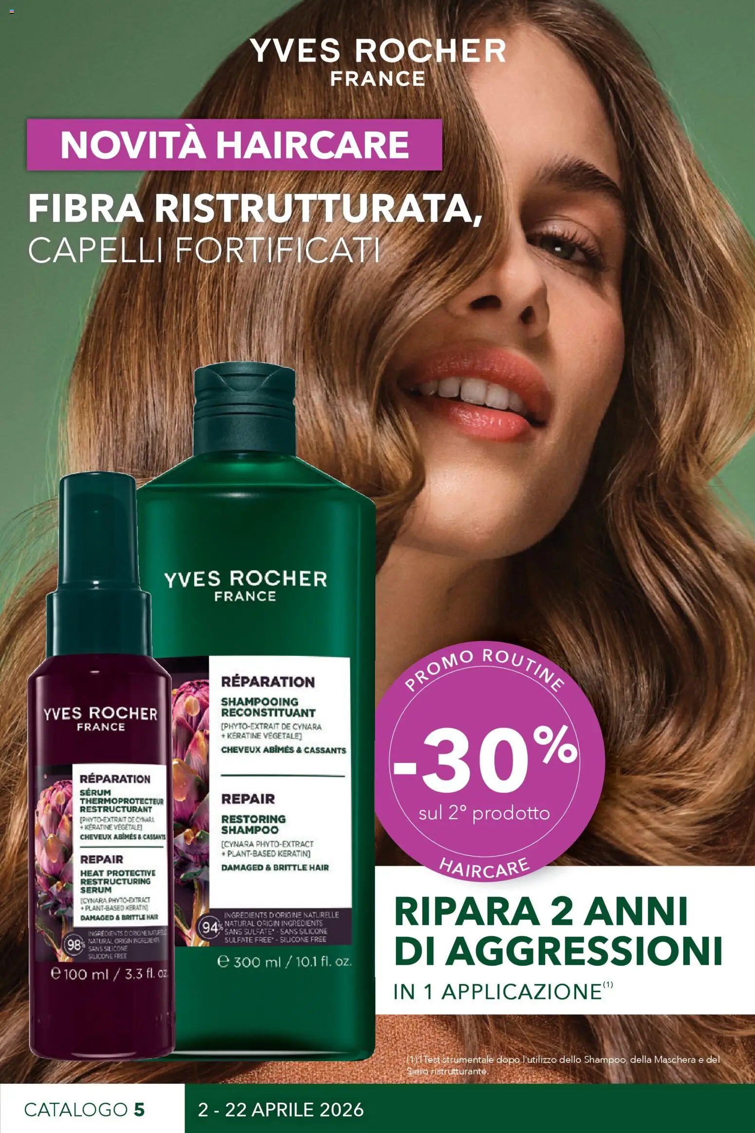 Yves Rocher catalogo Haircare - pagina 1 - valido dal 02/04/2026
