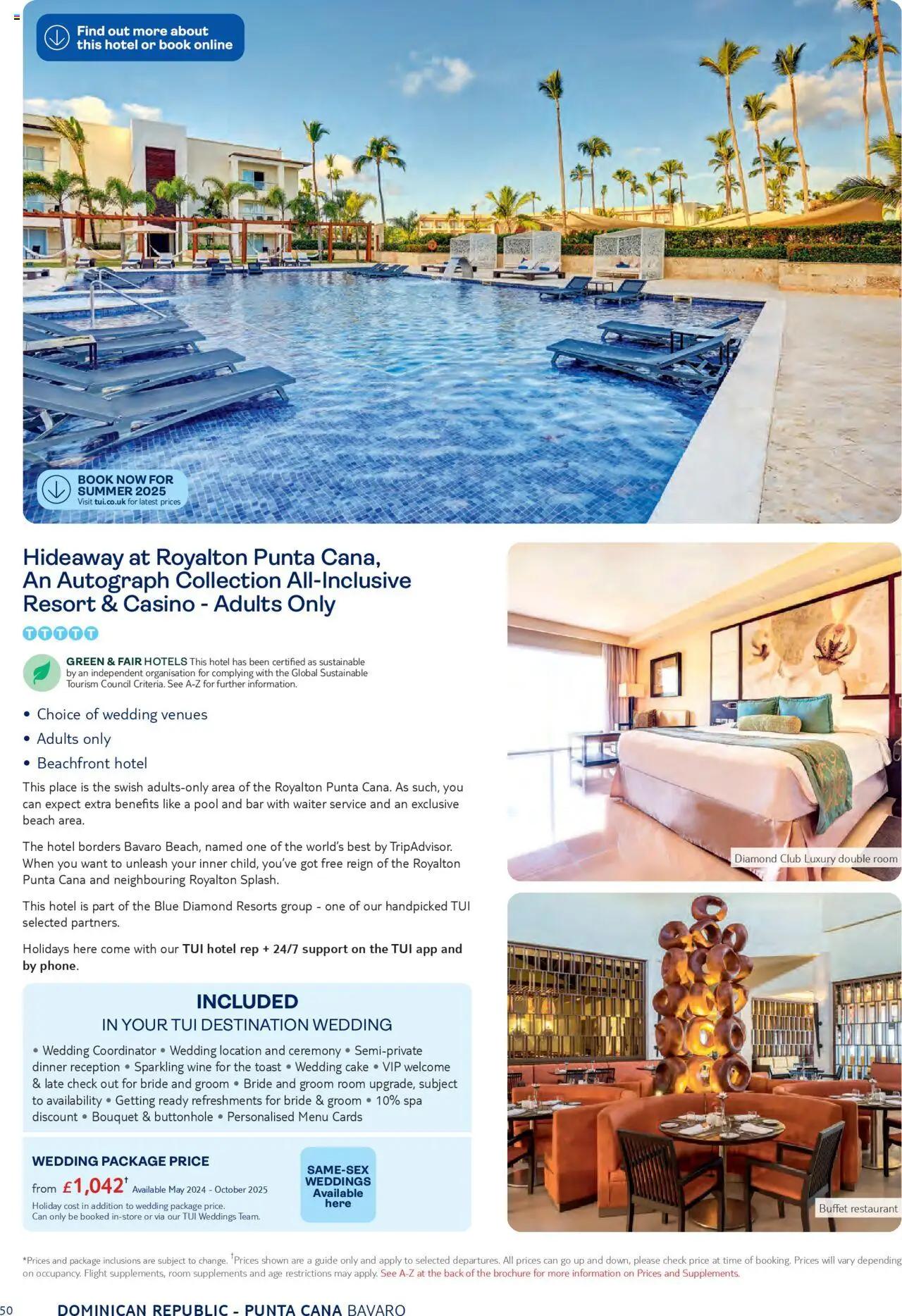 TUI - Weddings - page 50- valid from 01/05/2024