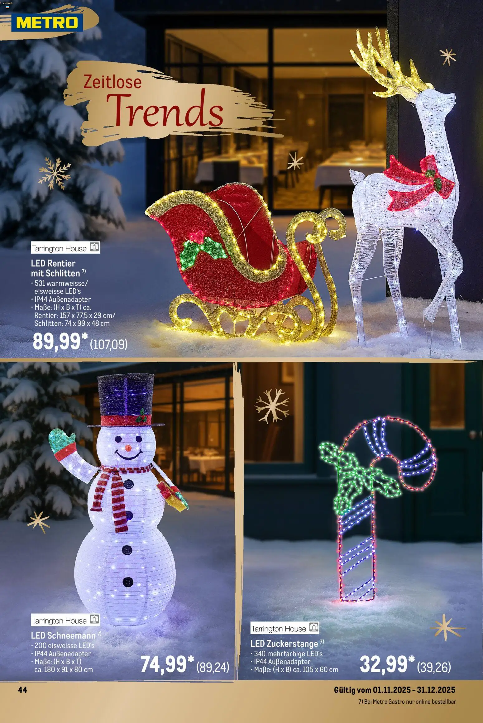 Metro Saisonkatalog Festliche Momente - Seite 52 - gültig ab 01.11.2025