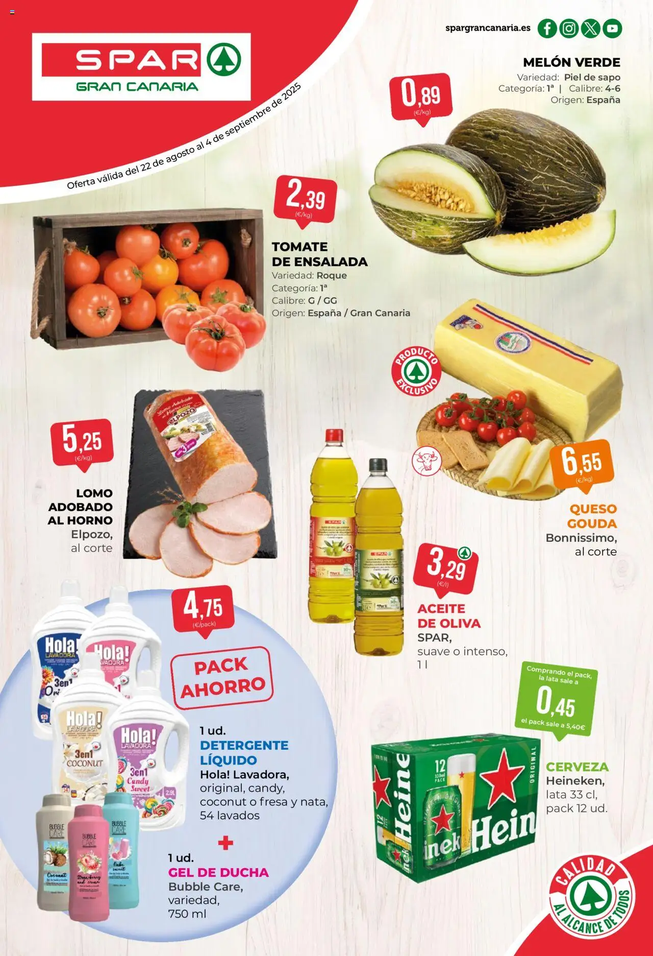 Spar folleto - Página de 1 - Válido desde 22/08/2025