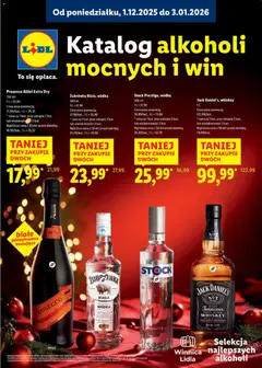 Podgląd Lidl Katalog alkoholi mocnych i win ważny od 01.12.2025