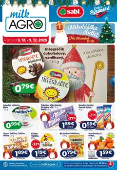 Milk Agro leták platný od 03.12.2025