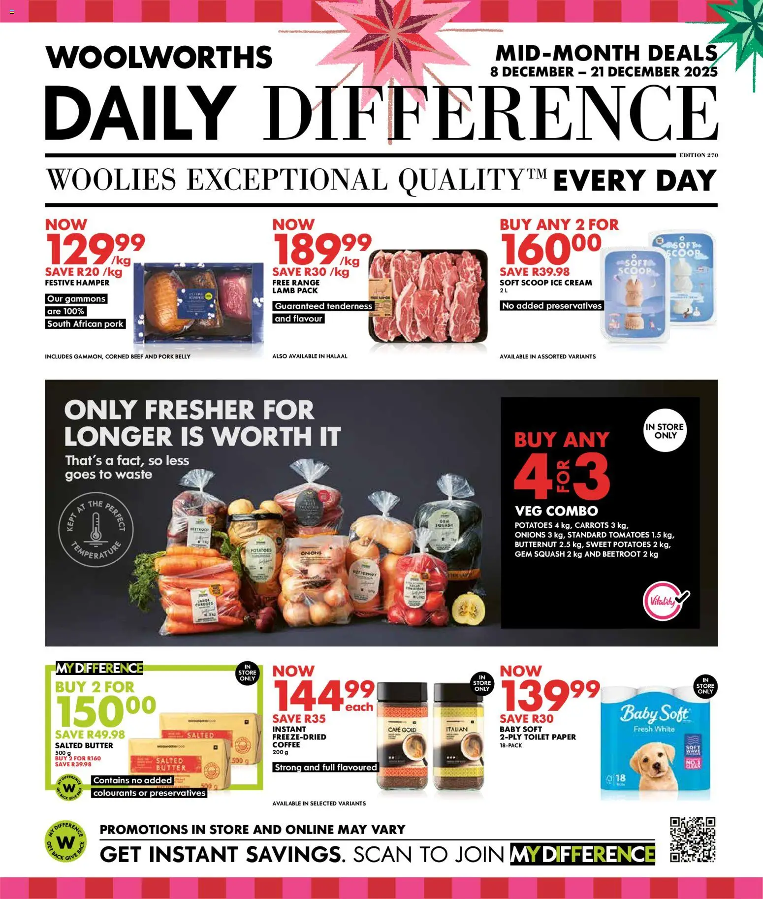 Woolworths Specials - page 1- valid from 08/12/2025