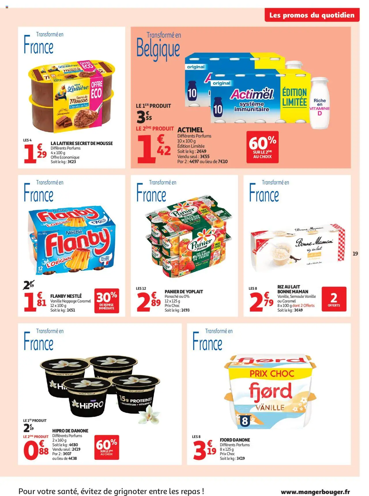 Auchan C'est parti pour une année moins chère dans votre super - page 19 - valable à partir du 16/07/2025