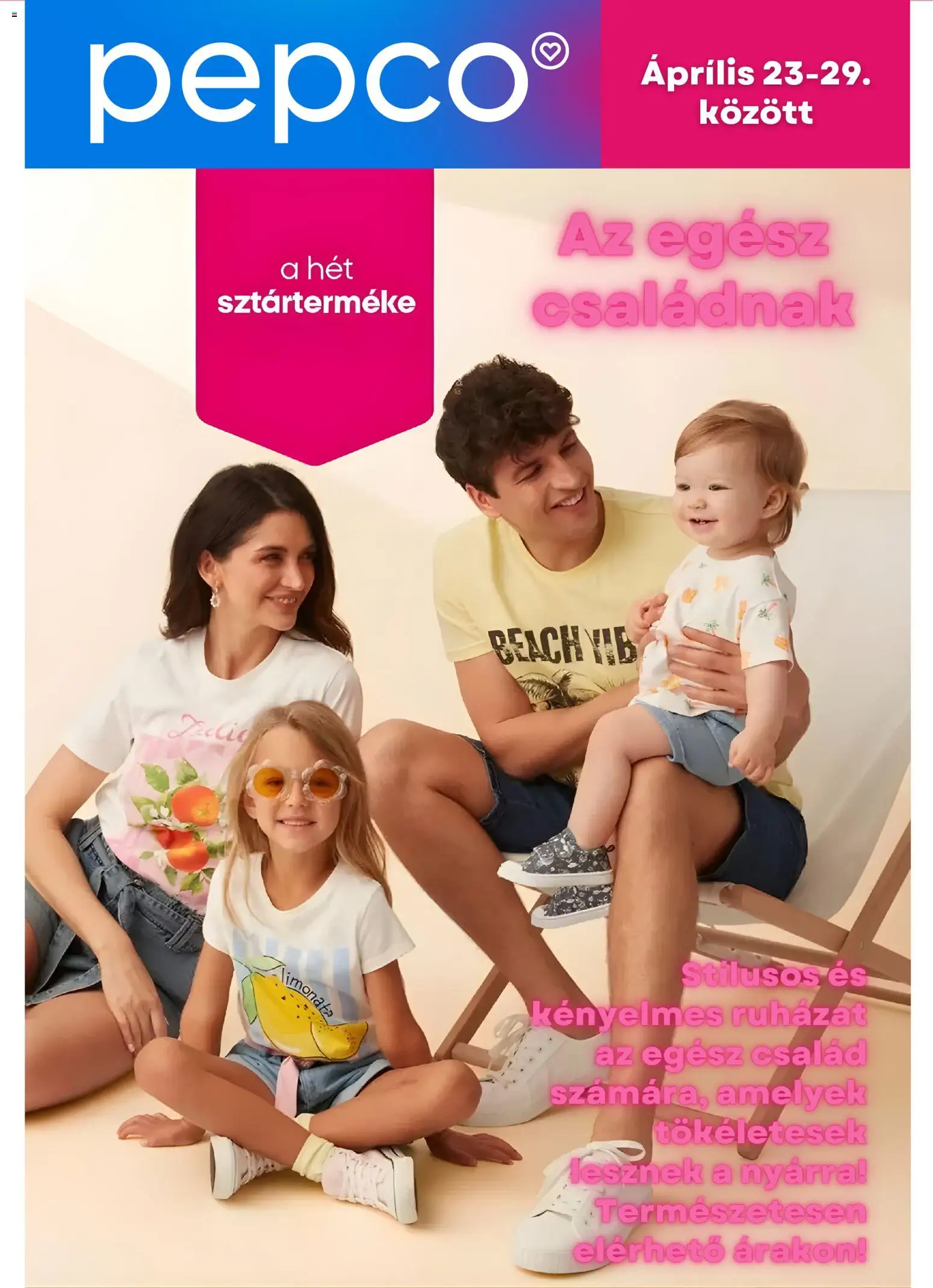 Pepco akciós újság - 1oldal - érvényes 2026.04.23.-tól