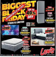 Preview Lewis Stores - Lesotho Black Friday valid from 01/12/2025