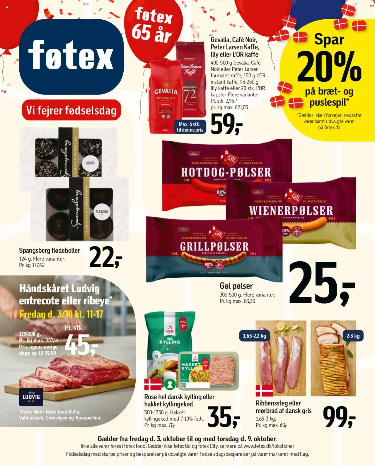 Føtex - Tilbudsavis - side 1- gyldig fra 03/10/2025