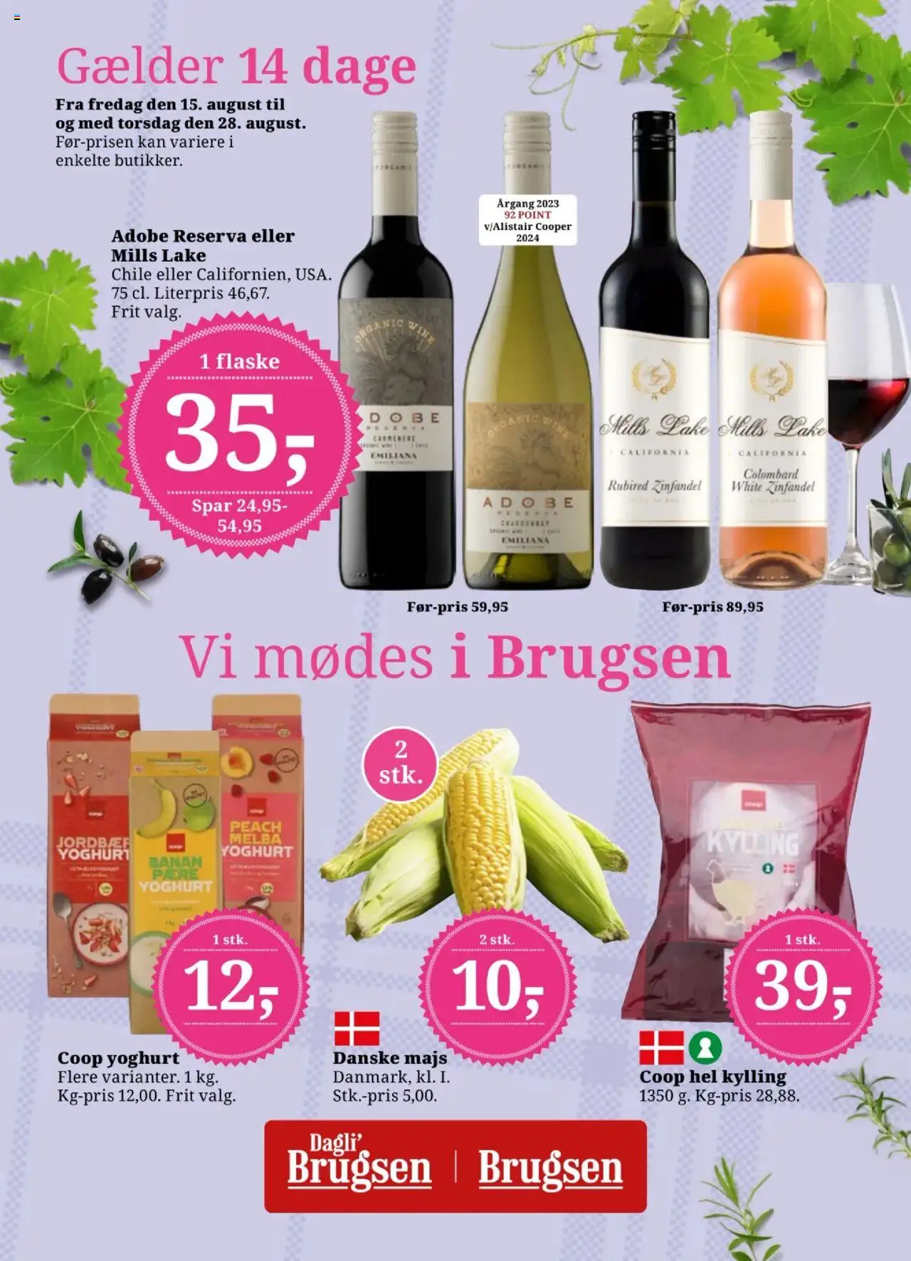 Dagli'Brugsen - Tilbudsavis - side 1- gyldig fra 15/08/2025